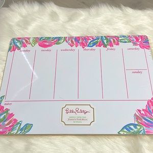 Lilly Pulitzer Weekly Desk Pad Featured in Totally Blossom